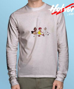 Burger King Ronald McDonald and Colonel Sanders Long Sleeve Tee
