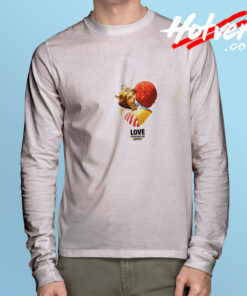 Burger King and Ronald McDonald Long Sleeve Tee