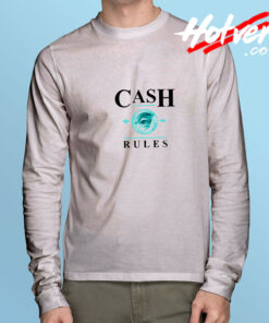 Cash Rules Vintage Long Sleeve Tee