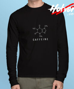 Coffee Molecule Caffeine Long Sleeve Tee
