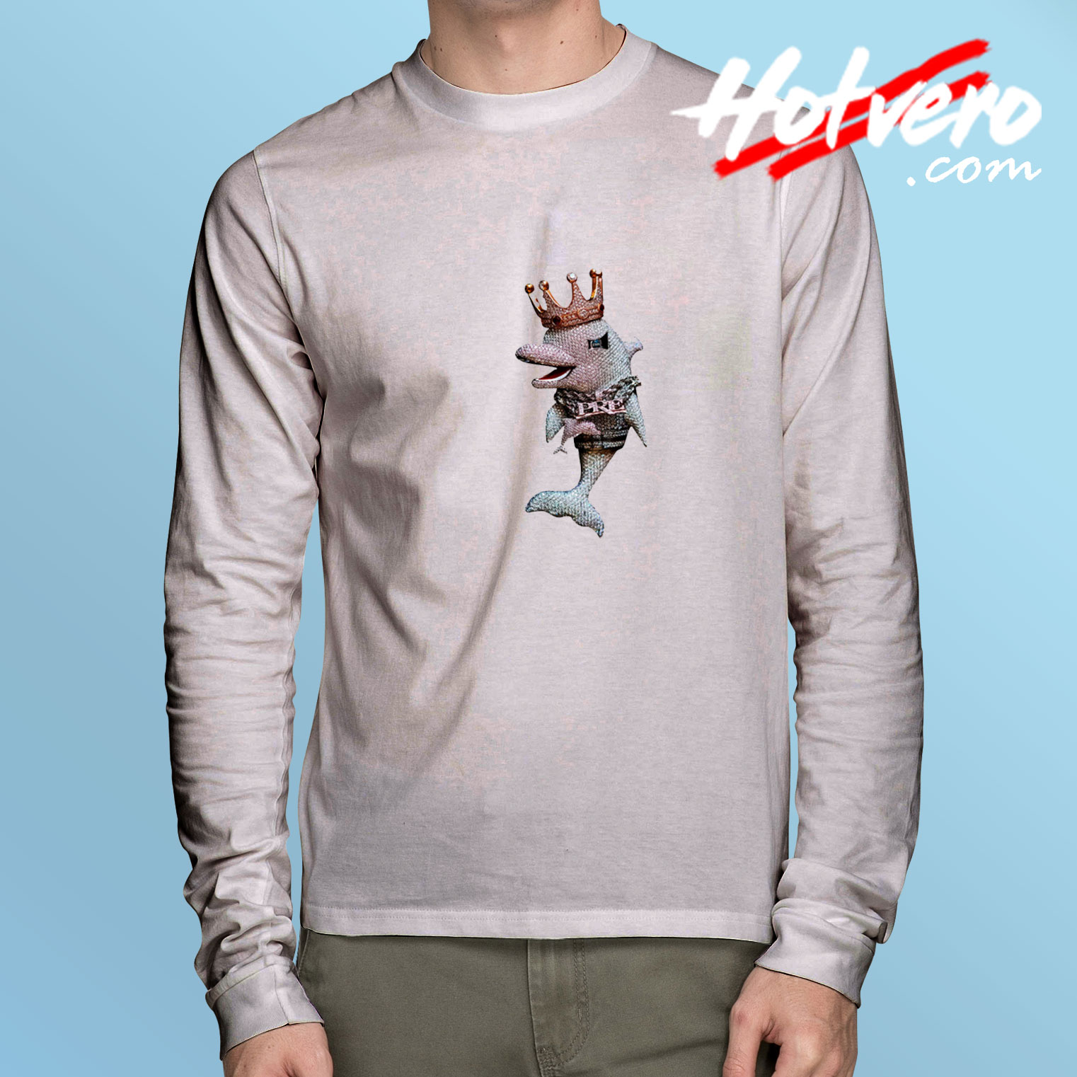 Dolph Dolphin Funny Long Sleeve Tee