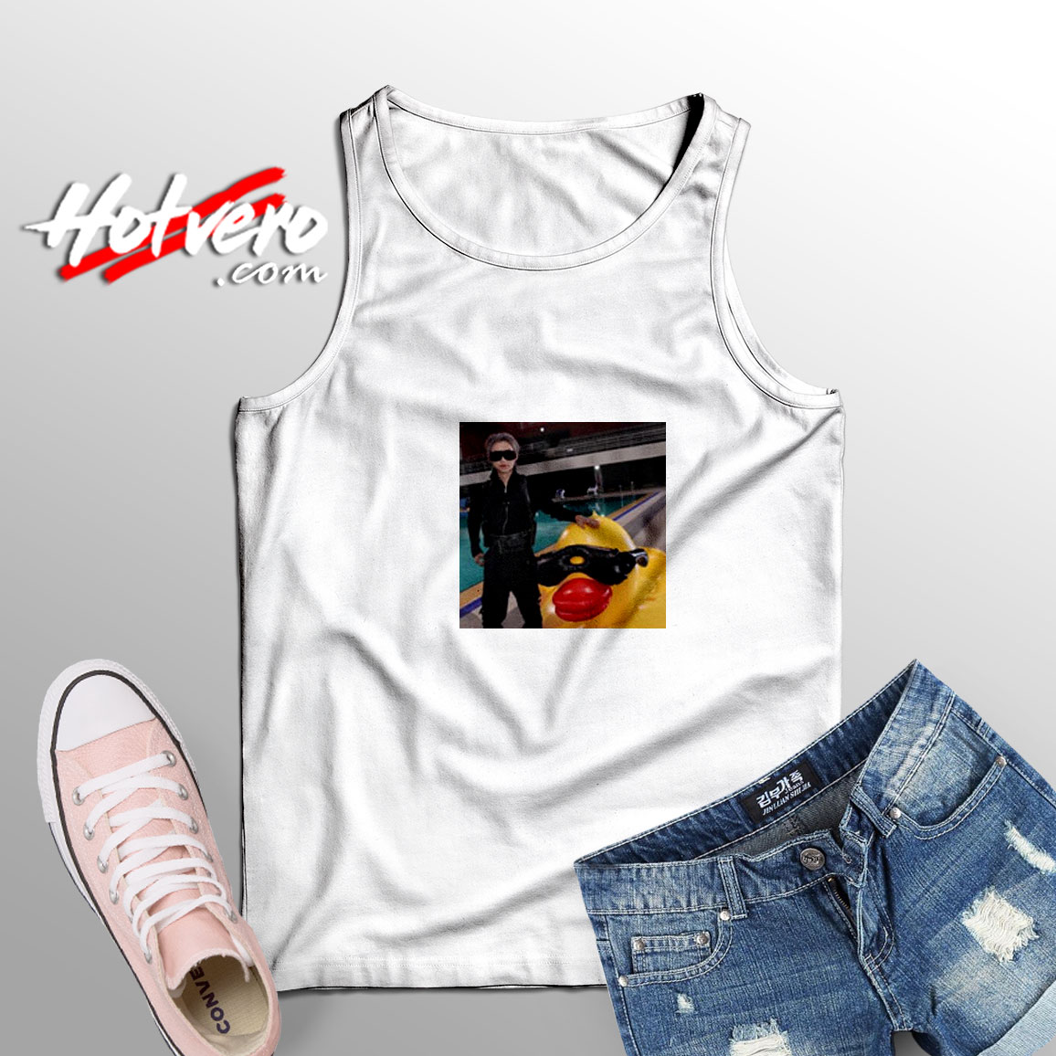 Felix Stray Kids And His Duck Tank Top