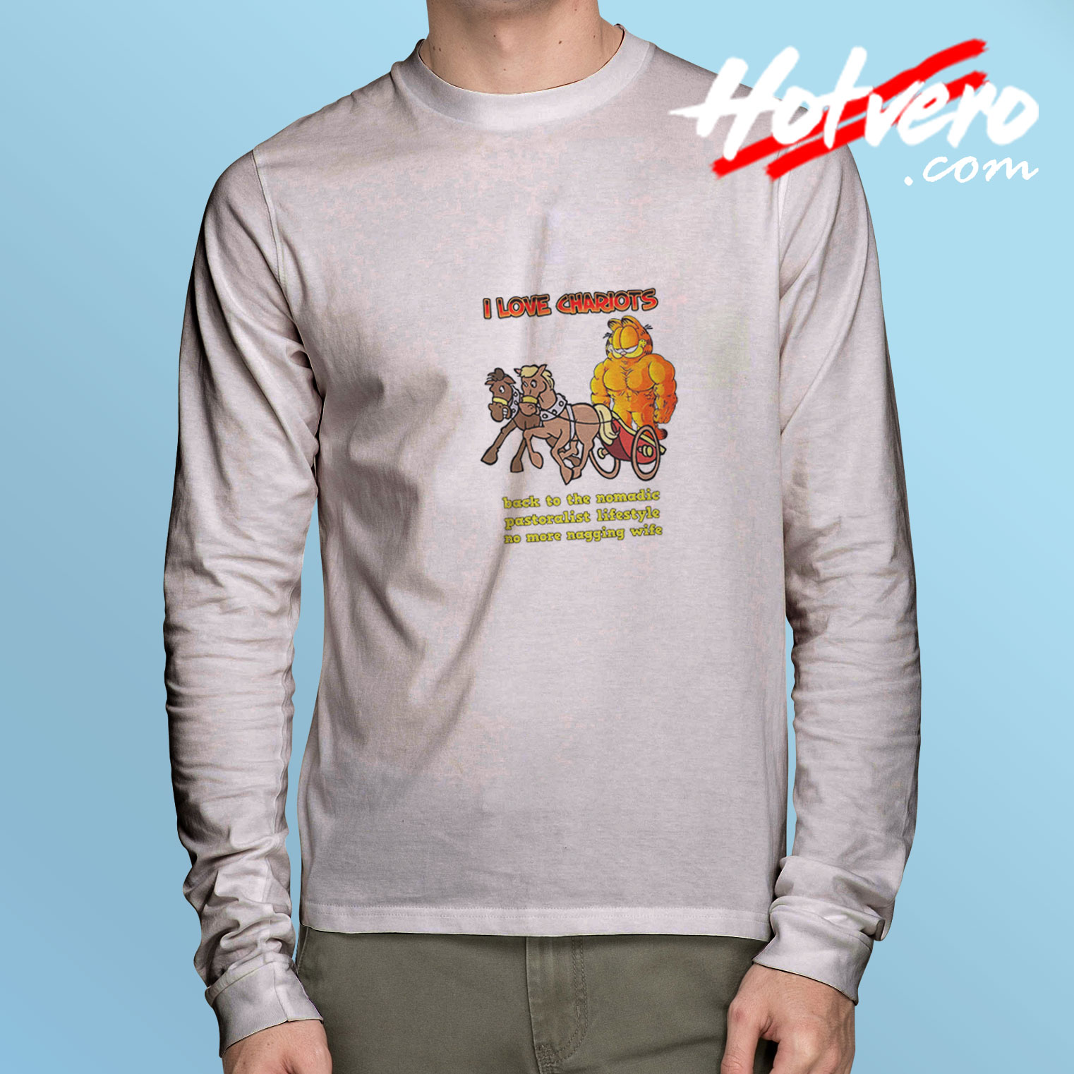 Garfield Back to the Nomadic Pastoralist Long Sleeve Tee