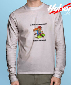 Garfield I Haven’t Lost My Virginity Long Sleeve Tee