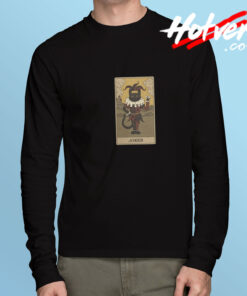 Joker Tarot Card Poster Long Sleeve Tee
