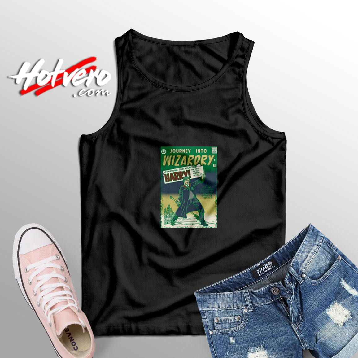 Journey into Wizardy Adult Tank Top