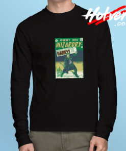 Journey into Wizardy Poster Long Sleeve Tee