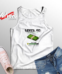 Level Up Get Money Adult Tank Top