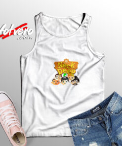 Neck Deep Animal Crossing Adult Tank Top