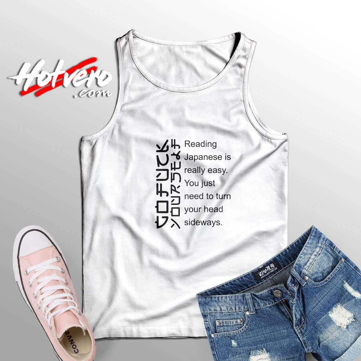 Reading Japanese Is Really Easy Tank Top