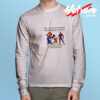 Super Mario Mickey Mouse Spiderman Long Sleeve Tee