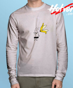 Take Off the Skin Bananas Meme Long Sleeve Tee