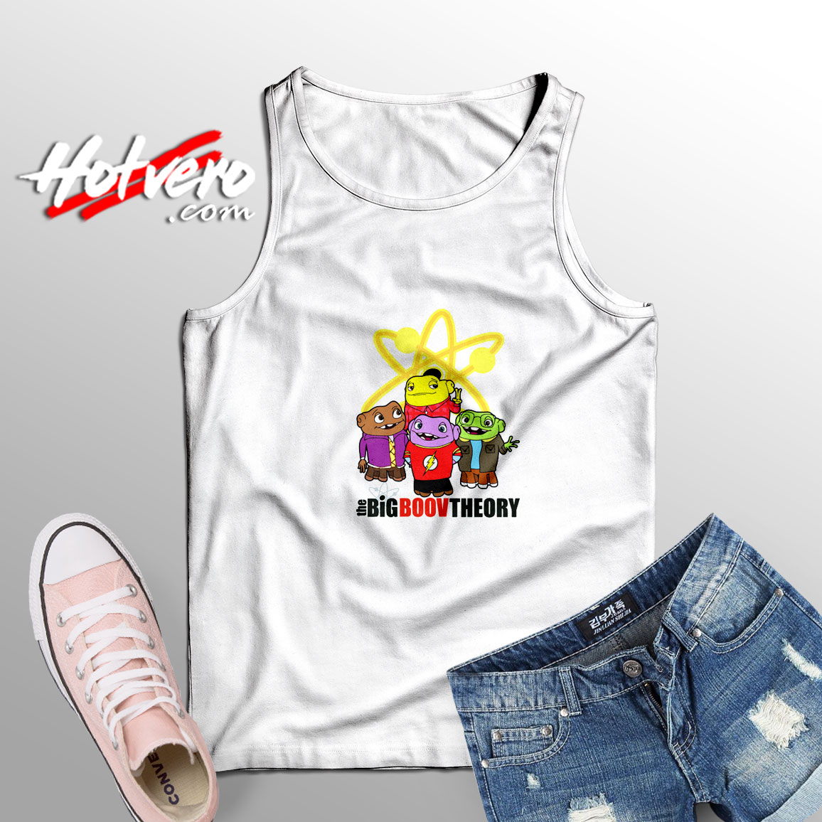 The Big Boov Theory Adult Tank Top