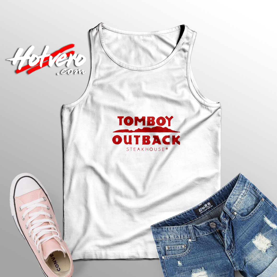 Tomboy Outback Steakhouse Adult Tank Top