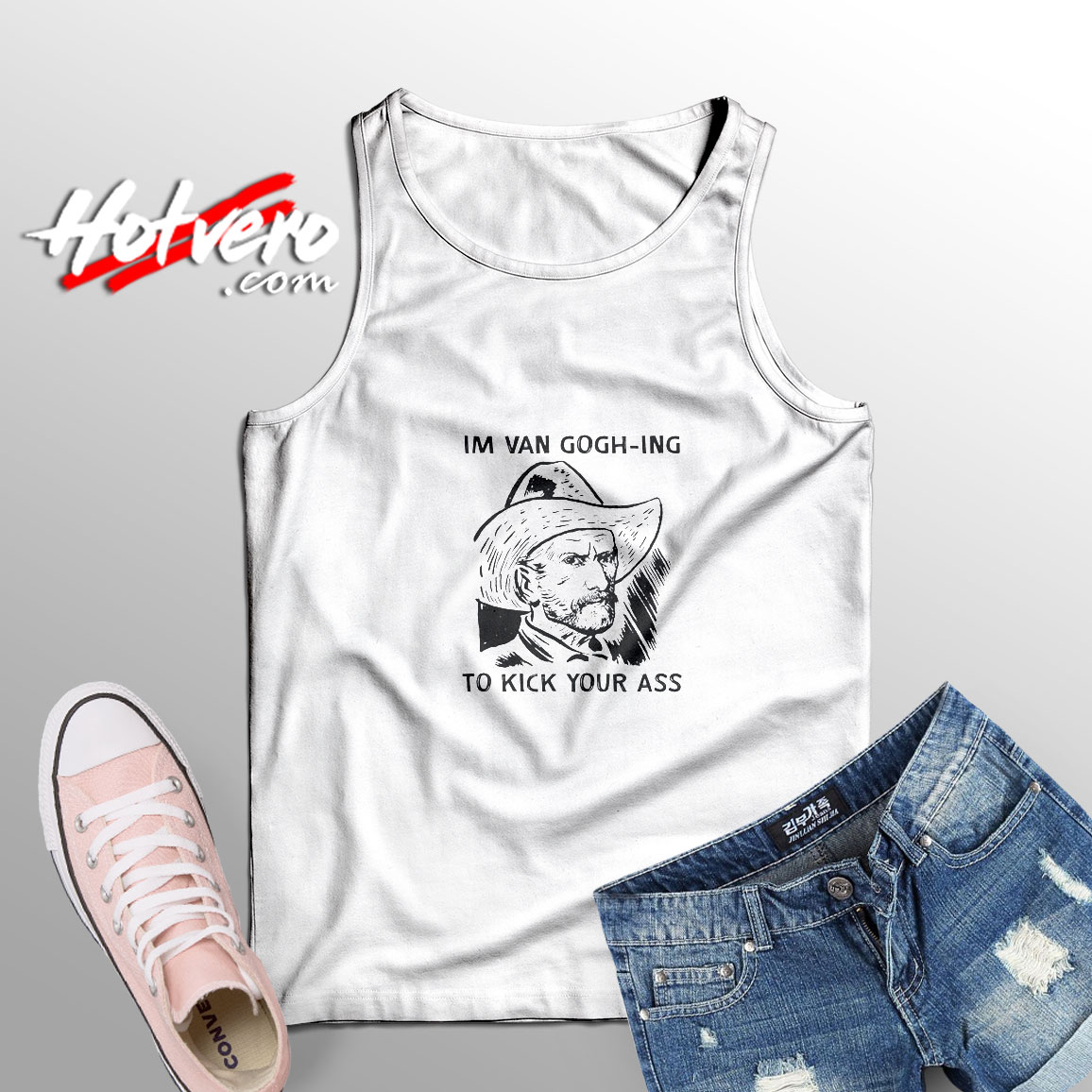 Van Gogh Ing To Kick Your Ass Tank Top
