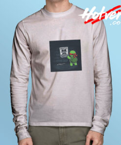 Wanted Mario Brother Super Turtle Long Sleeve Tee