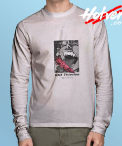 100thieves Jjk Jujutsu Kaisen Long Sleeve Tee