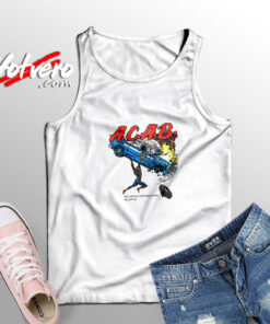 Acab Spider Man Adult Tank Top