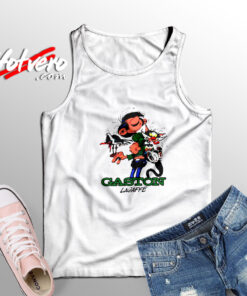 Bird And Cat Gaston Lagaffe Adult Tank Top