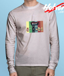 Care Bears and The Justice League of America Long Sleeve Tee