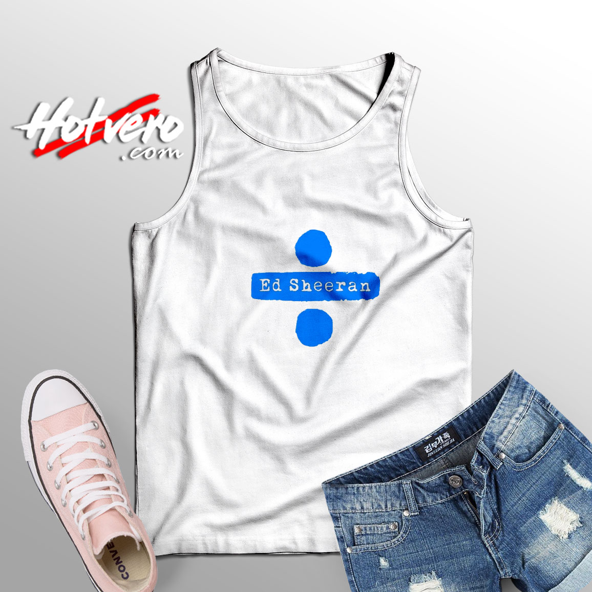 ED Sheeran Divide Adult Tank Top
