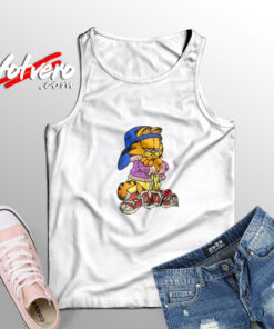 Garfield Hip Hop Adult Tank Top