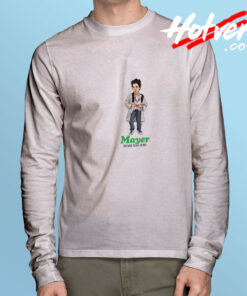 John Mayer Caricature Funny Long Sleeve Tee