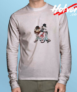 Looney Toons Cleveland Indians Long Sleeve Tee