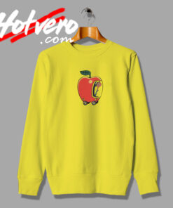 Lowly the Worm and His Apple Car Funny Sweatshirt