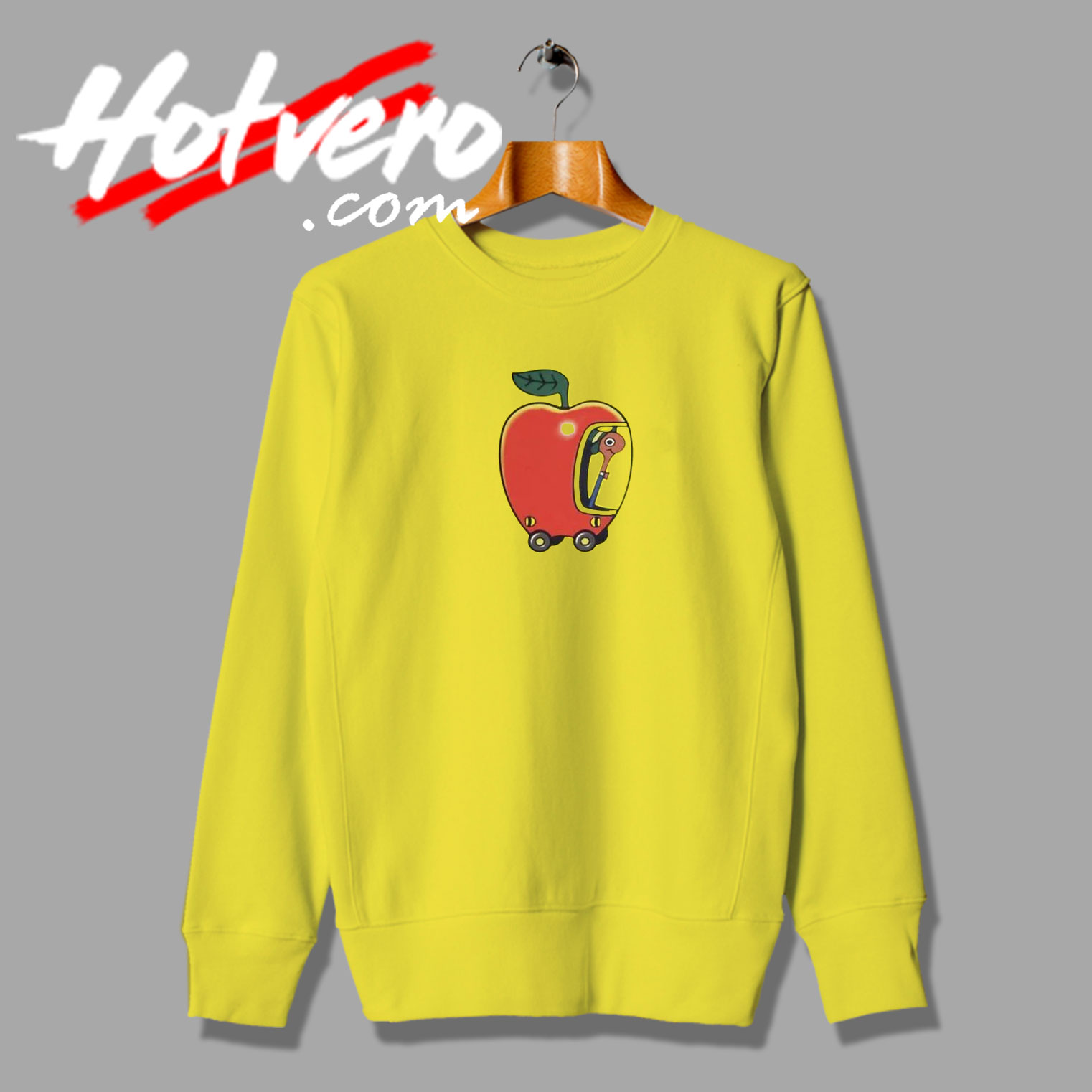 Lowly the Worm and His Apple Car Funny Sweatshirt