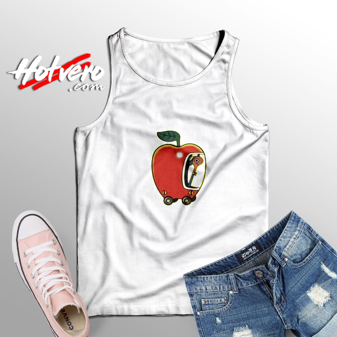 Lowly the Worm and His Apple Car Tank Top