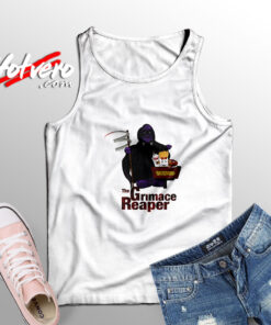 McDonalds Grimace As Grim Reaper Adult Tank nTop