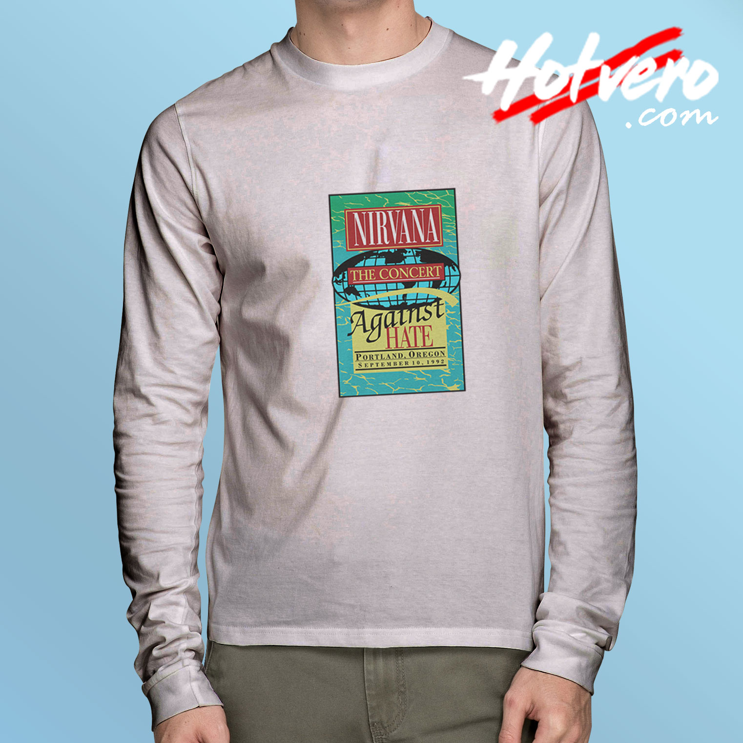 Nirvana The Concert Agains Hate Portland Long Sleeve Tee