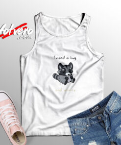 Racoon I Need A Hug And Money Tank Top