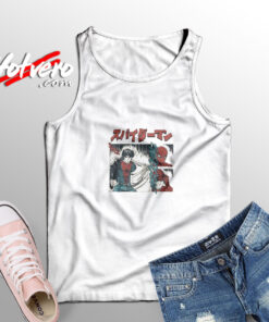 Spiderman Anime Adult Tank Top