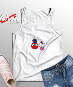 Spiderman Hello Kitty Adult Tank Top
