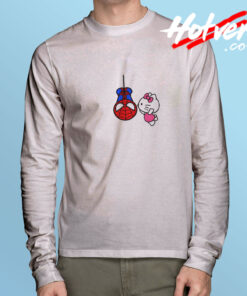 Spiderman Hello Kitty Long Sleeve Tee