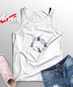 Tired Dinosaur Adult Tank Top