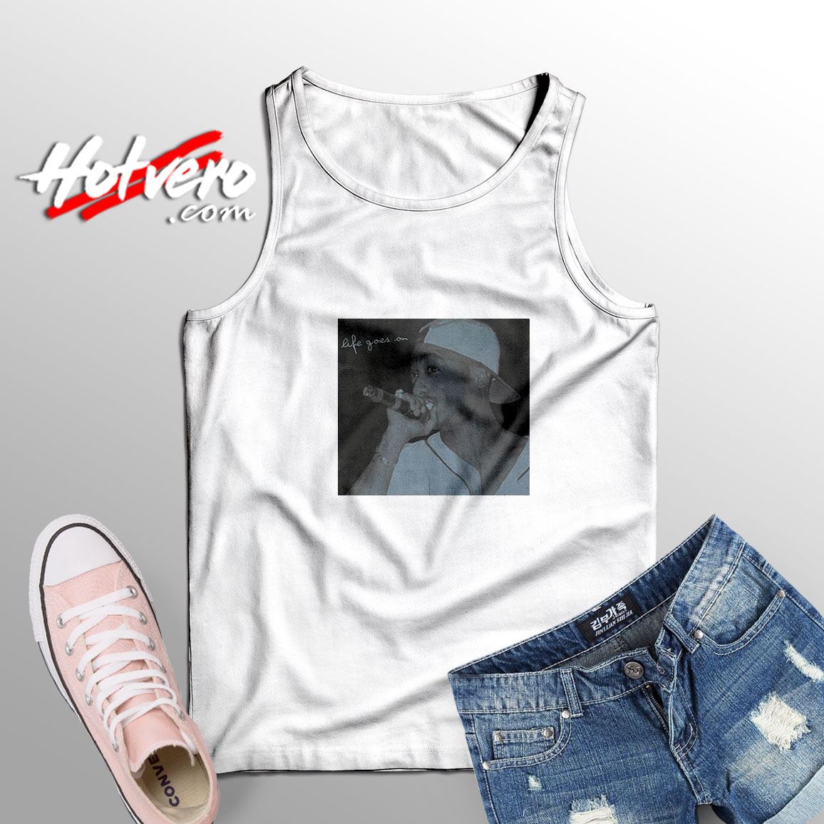 2011 Tupac Shakur Life Goes On Tank Top
