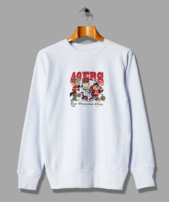 49ers Vintage Looney Parody Sweatshirt