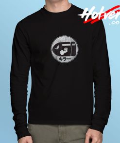 Bullet Bill Distressed Kanji Long Sleeve Tee