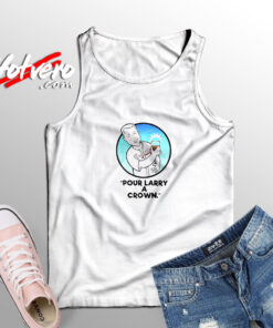 Chipper Jones Pour Larry A Crown Adult Tank Top