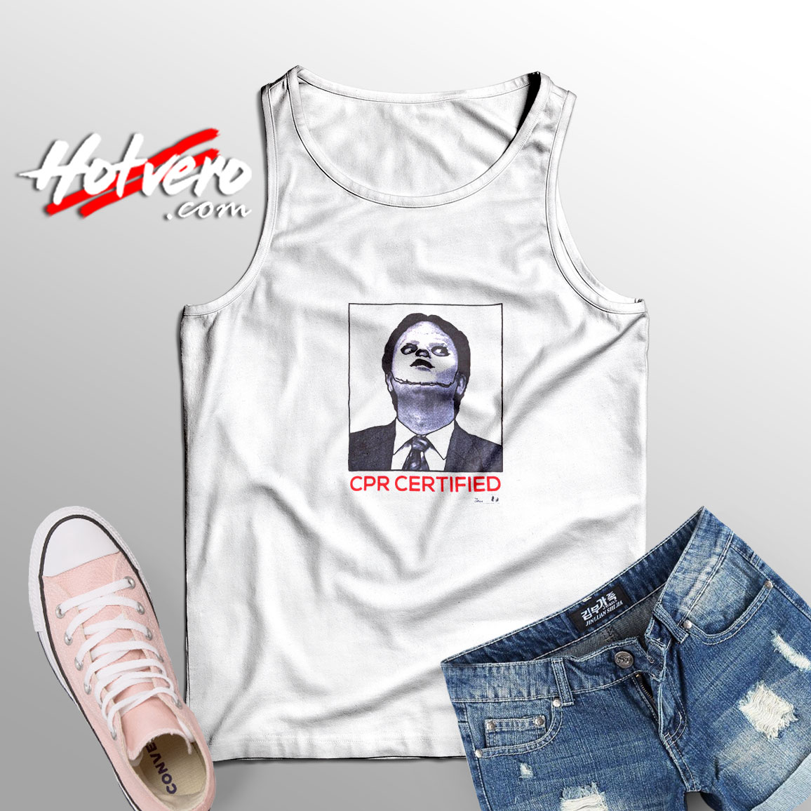 Dwight Schrute CPR Certified The Office Tank Top