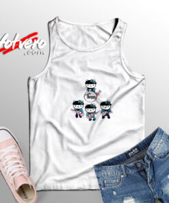 Hello Kitty Beatles Adult Tank Top