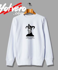 Jester Clown Skeleton Angry Sweatshirt