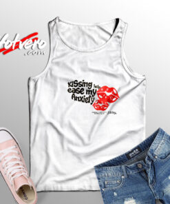 Kissing Help Ease My Anxiety Adult Tank Top