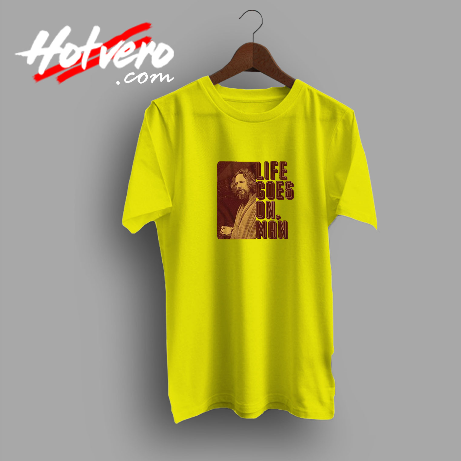 Life Goes On Man Big Lebowski Urban T Shirt