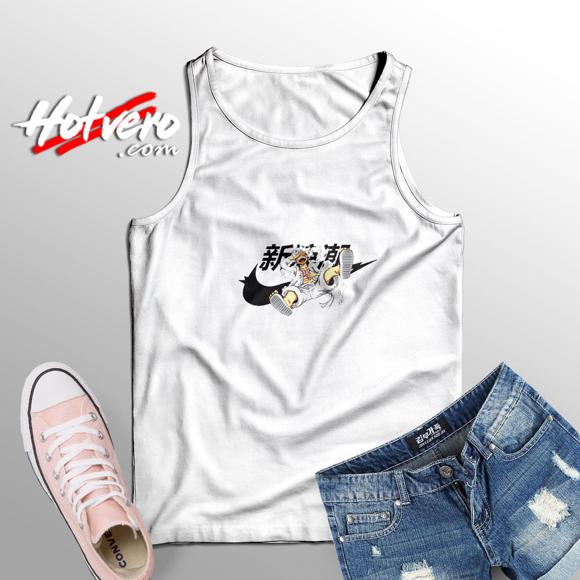 Luffy Gear 5 Just Do It Adult Tank Top