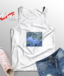 Monet Water Lilies Adult Tank Top