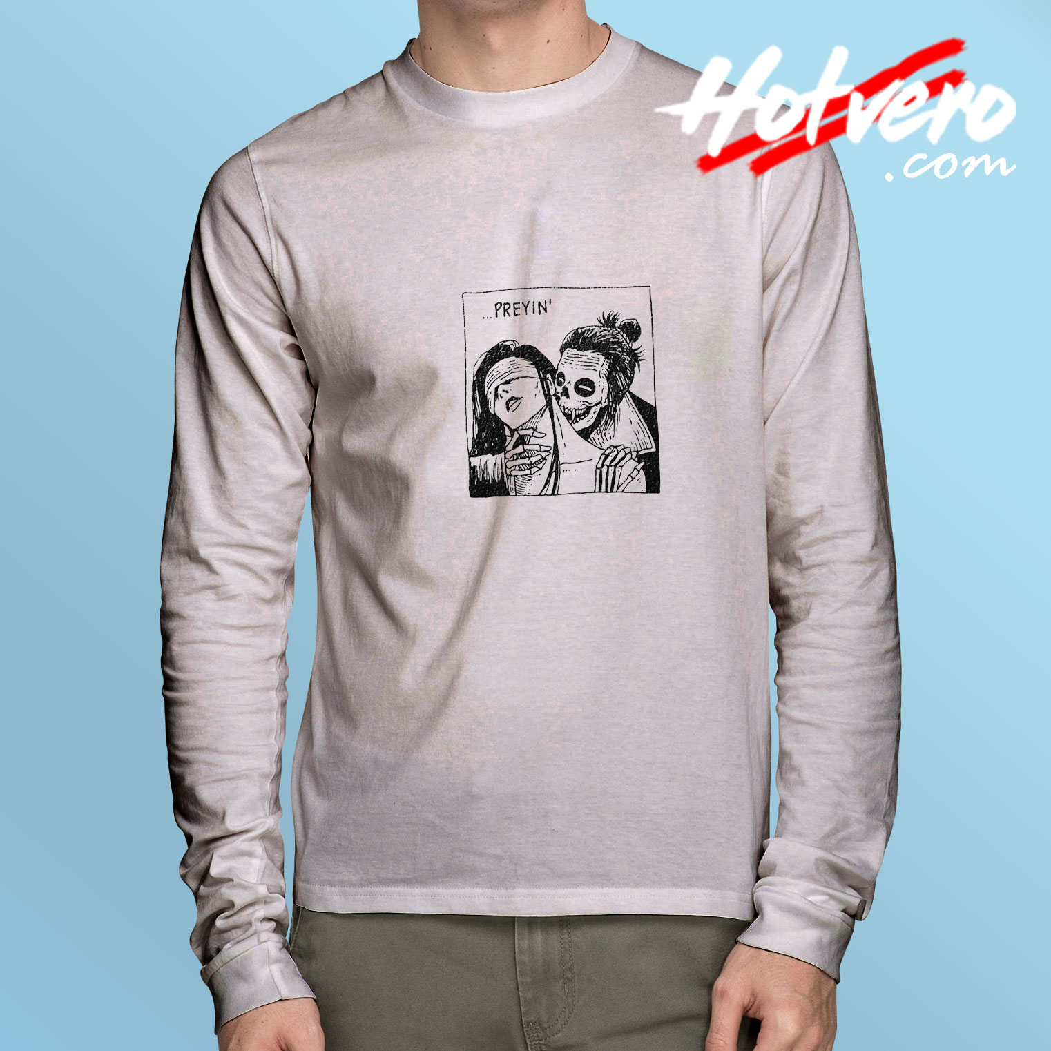 Preyin' Vampire Long Sleeve Tee